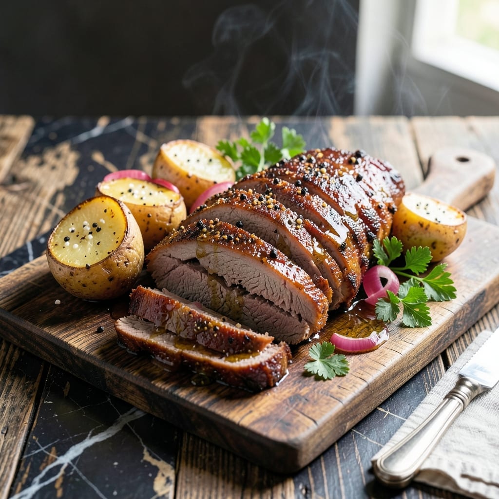 Barbecue Corned Beef Brisket Recipe: Slow-Smoked Spice-Rubbed Masterpiece