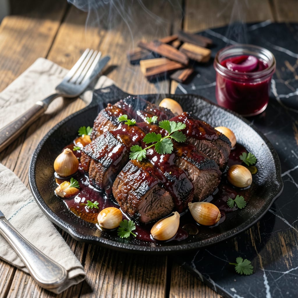 Comprehensive Beef Cheek BBQ Recipe: Smoke Kissed Fall Off The Bone Tenderness visual reference