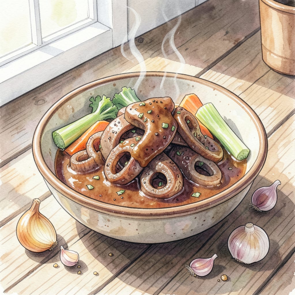 Visual representation of Beef Honeycomb Tripe Recipe: Tender and Flavorful Delight