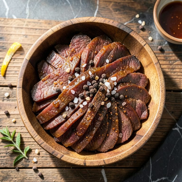 Complete beef jerky recipe without soy sauce overview image