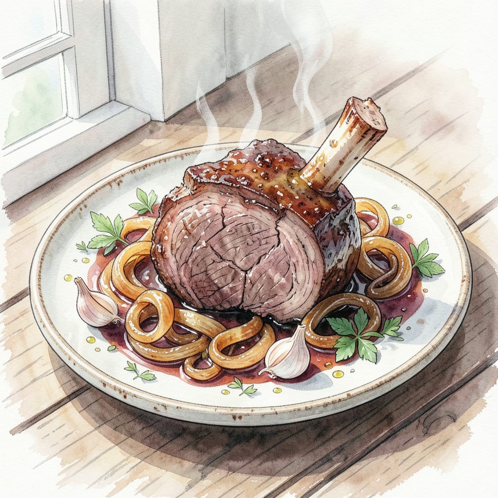 Beef Knuckle Recipe: Tender & Juicy Slow Cooked Perfection illustration with key details