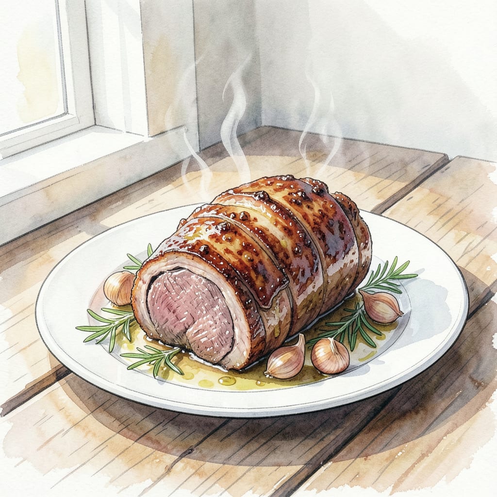 Beef Ribeye Roast Boneless Recipe: Tender and Juicy Roast Perfection example with annotations
