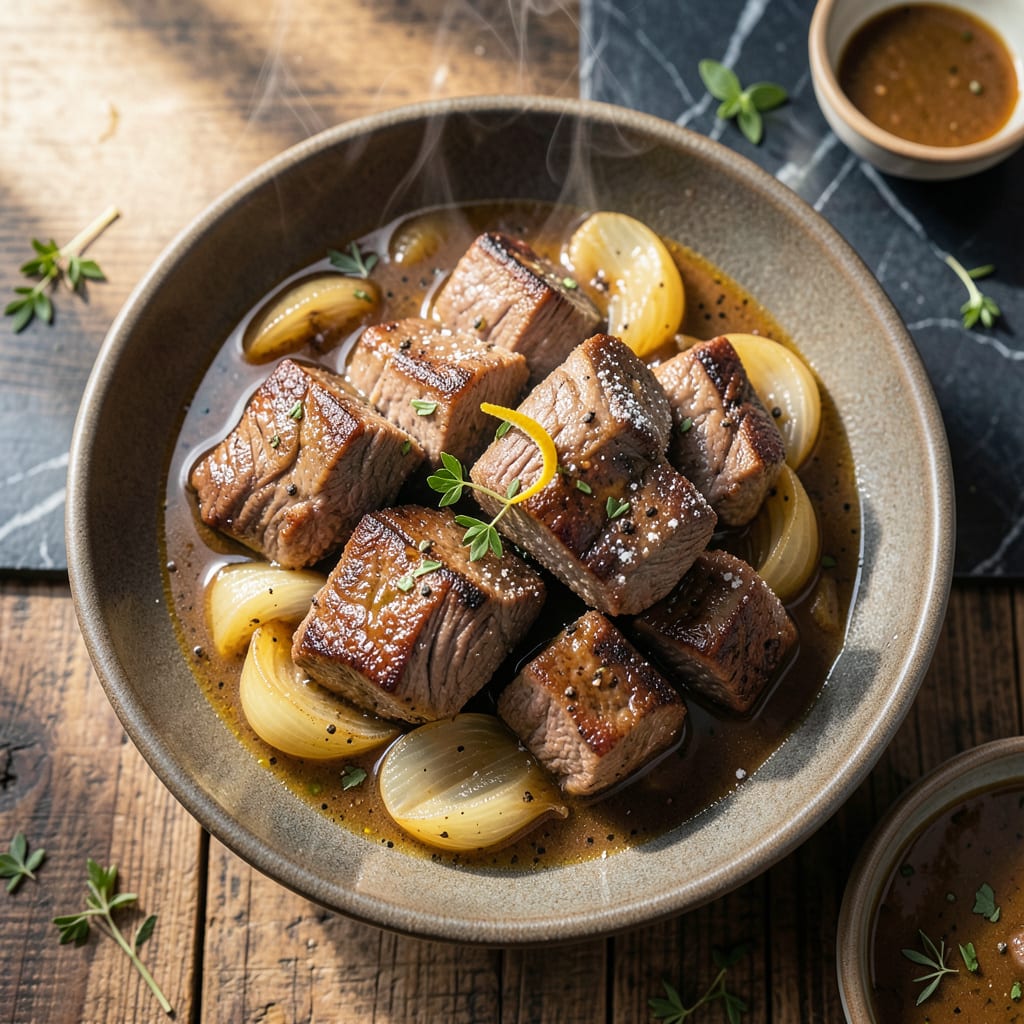 Complete Beef Stew Recipe Slow Cooker No Tomato Paste: Rich Gravy With Herb Infused Beef overview image