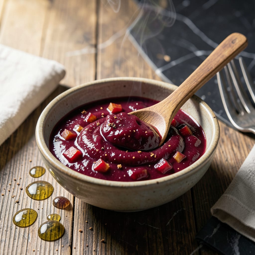 Visual representation of Beet BBQ Sauce Recipe: Earthy Sweetness With Smoky Depth