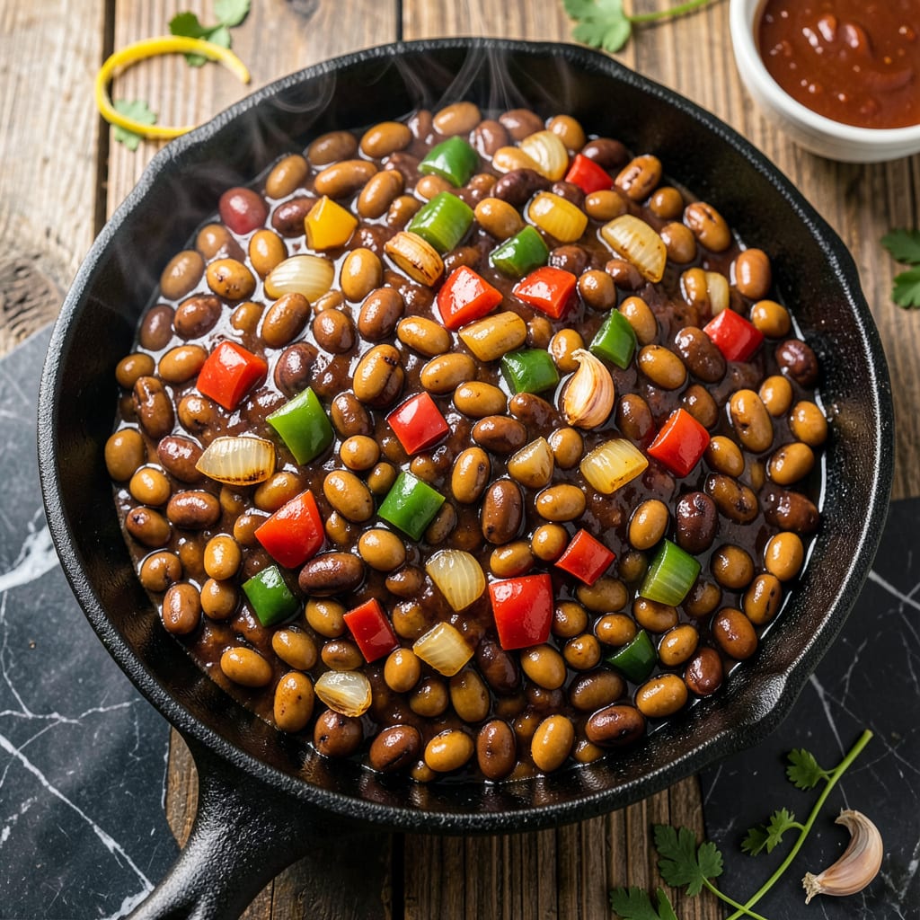 Best BBQ Baked Beans Recipe Ever: Smoky Molasses Magic in One Pot illustration with key details