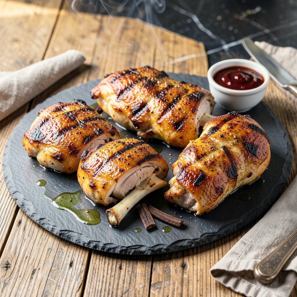 best bbq bone in chicken breast recipe example with annotations