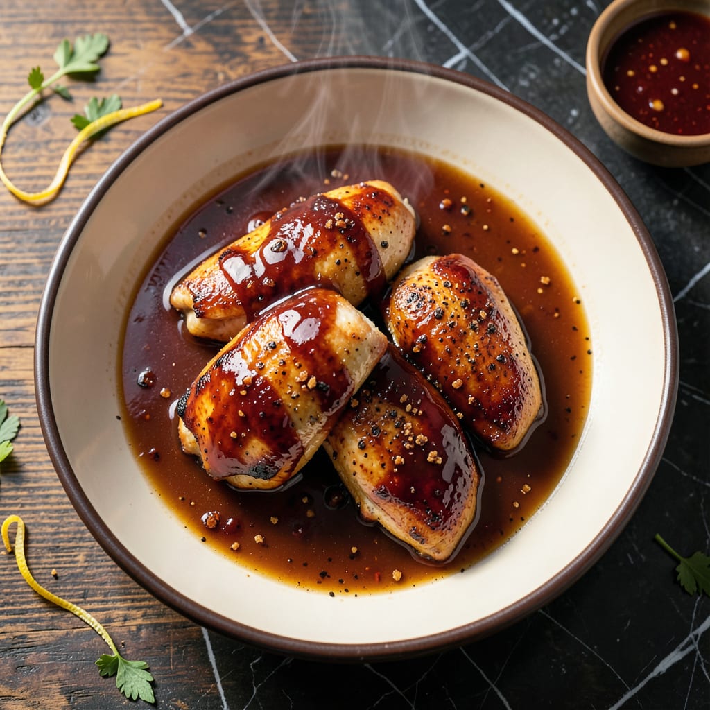 Visual representation of Best BBQ Chicken Breast Crock Pot Recipe: Hands Off Smoky Sweetness