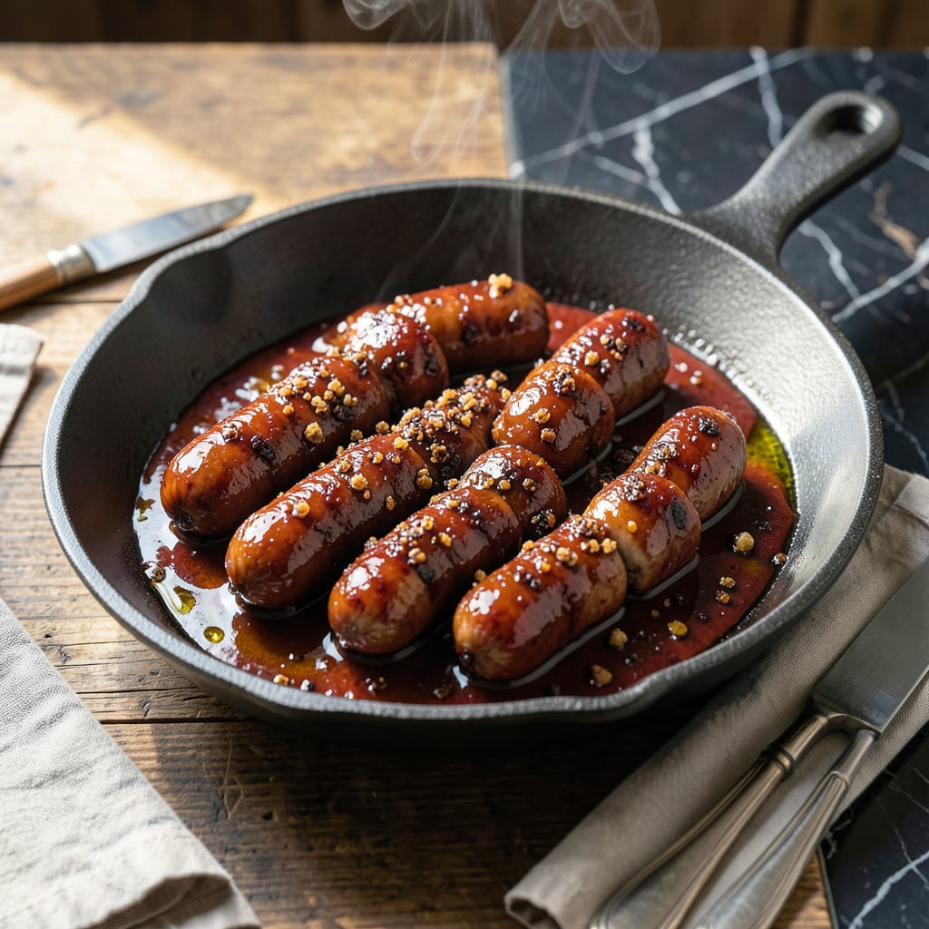 Best BBQ Little Smokies Recipe: Sweet and Smoky Crowd Pleaser example with annotations