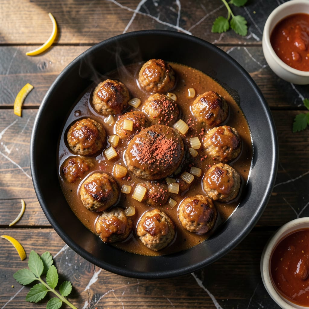 Complete Best BBQ Meatball Crockpot Recipe: Set and Forget Party Favorite overview image