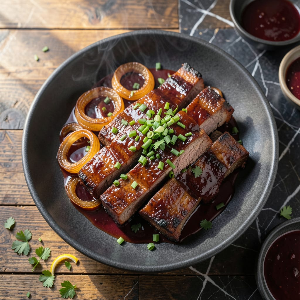 Best BBQ Short Rib Recipe: Fall Off The Bone Smoky Indulgence example with annotations