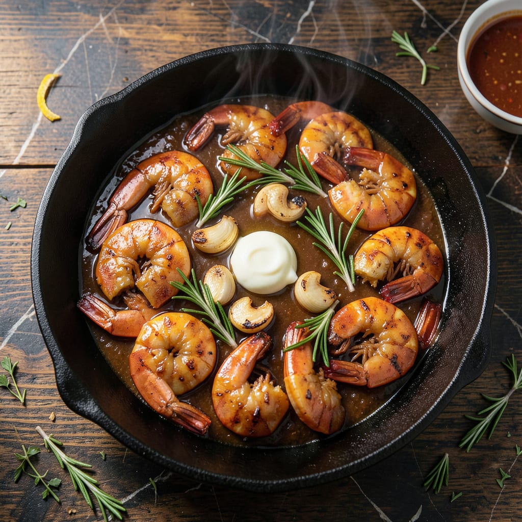 Comprehensive Best BBQ Shrimp Recipe Ever: New Orleans Style Spice in a Skillet visual reference