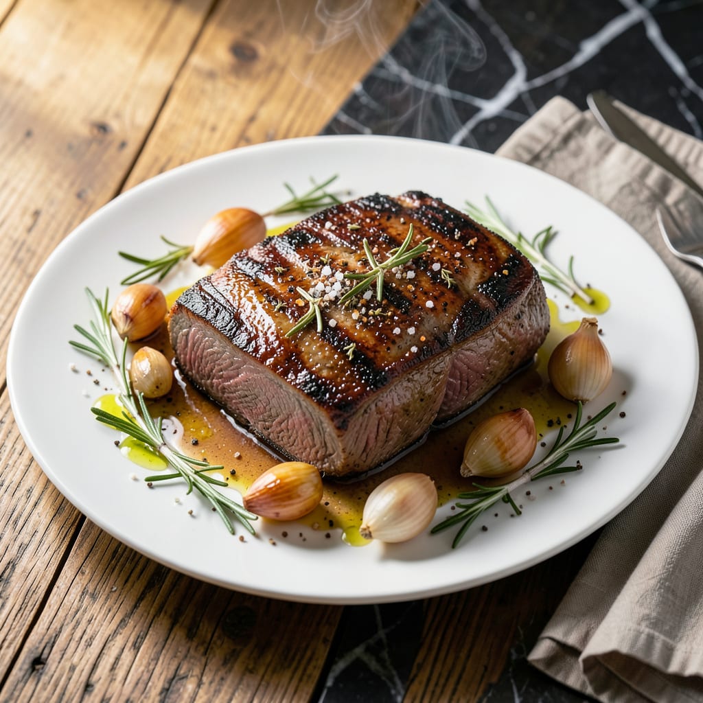 Visual representation of Best Grilled Tenderloin Recipe: Reverse Sear for Even Doneness