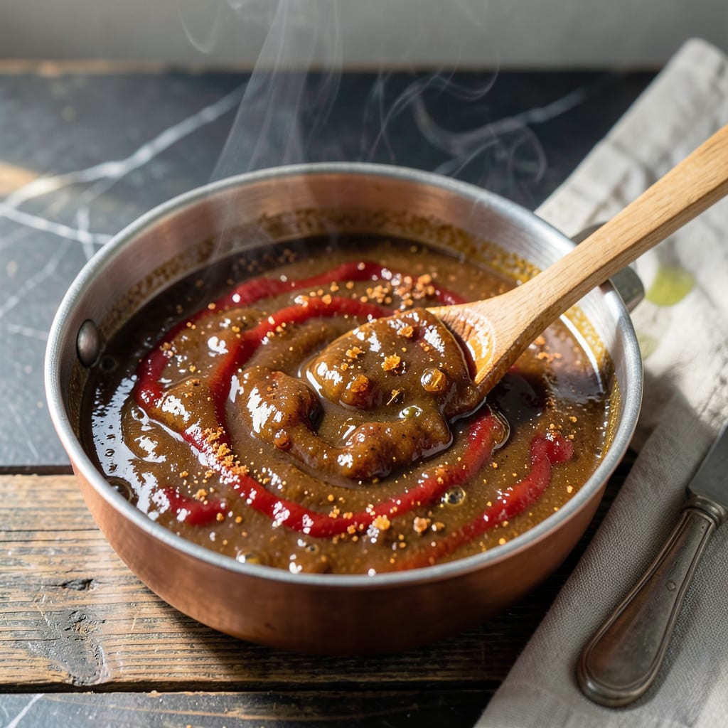 best hot bbq wing sauce recipe illustration with key details