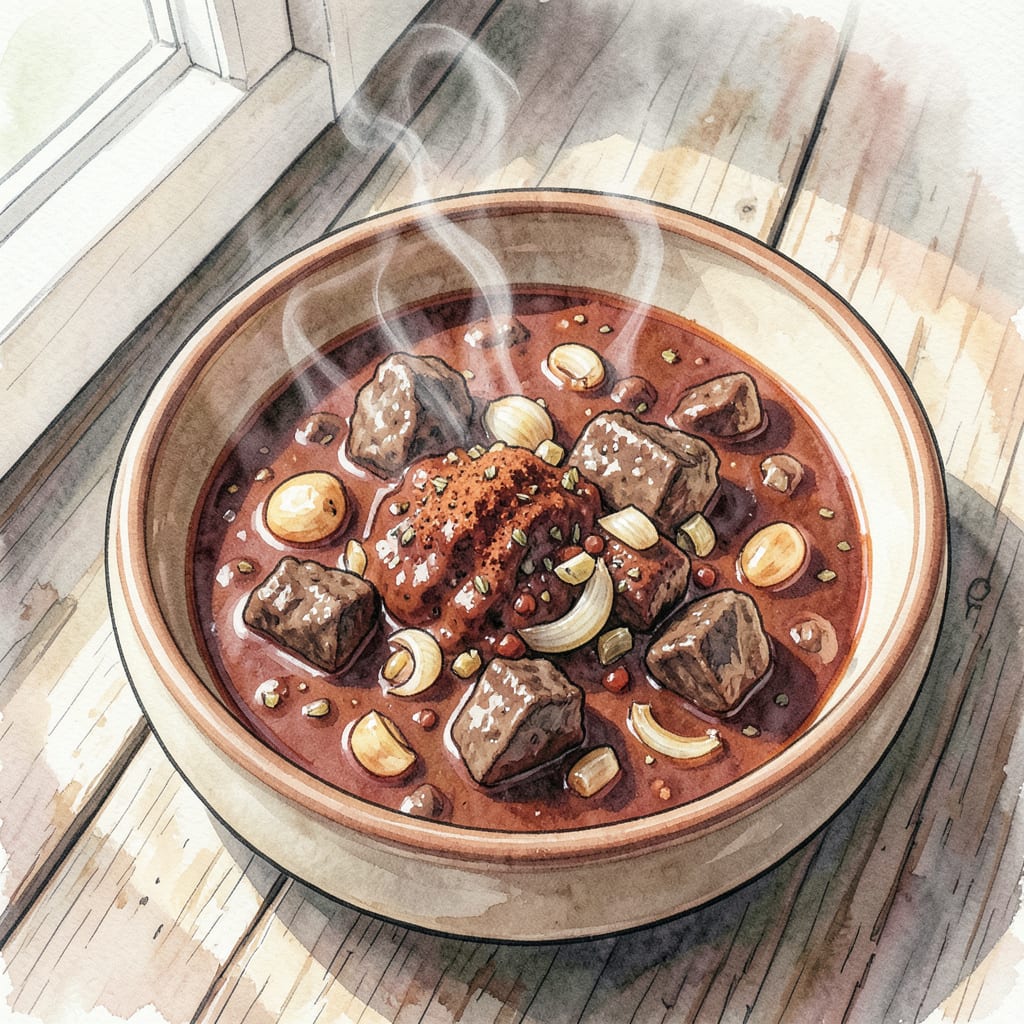Betty Crocker's Chili Recipe: Hearty Comfort Food example with annotations