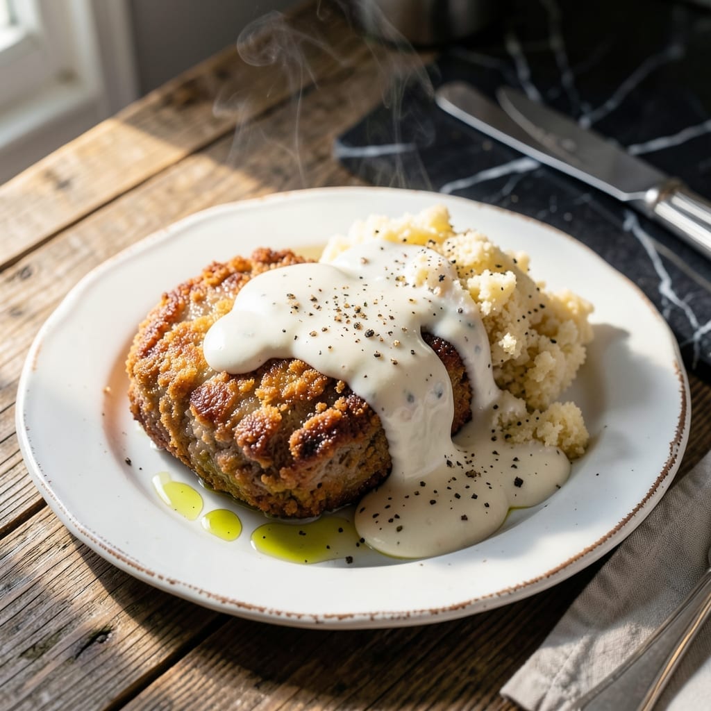 Recipe For Country Fried Steak And White Gravy: Southern-Style Crispy Comfort
