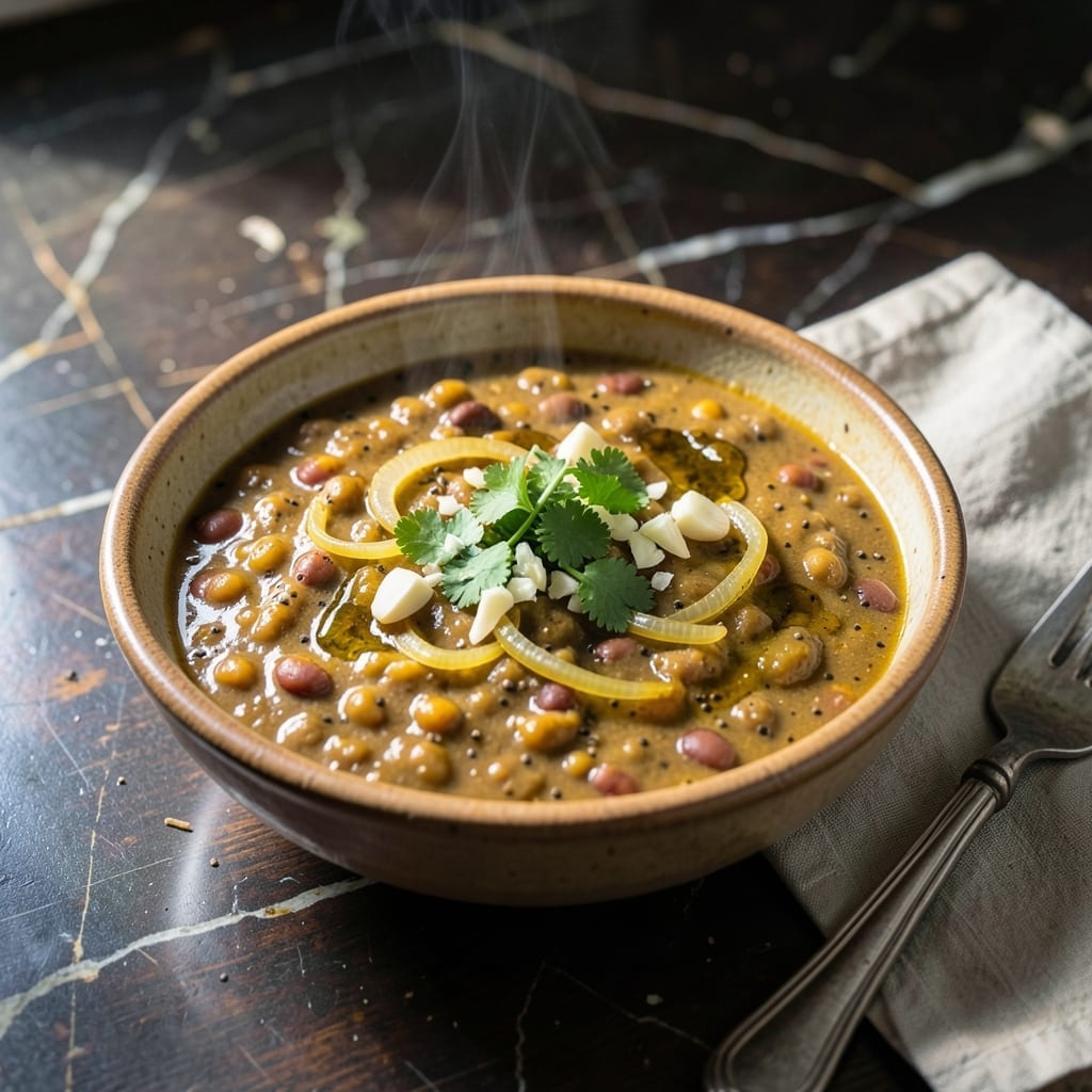 Indian Dahl Recipe Vegan: Slow-Simmered Lentils with Toasted Cumin