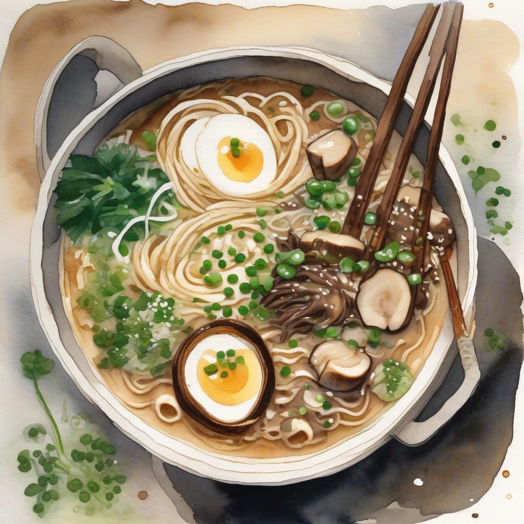 creamy vegan ramen jinya recipe