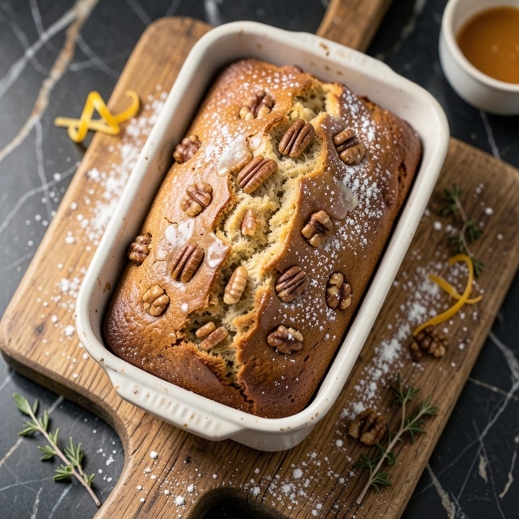 Recipe for Banana Nut Bread Using Buttermilk: Moist Crumb With Toasted Pecans