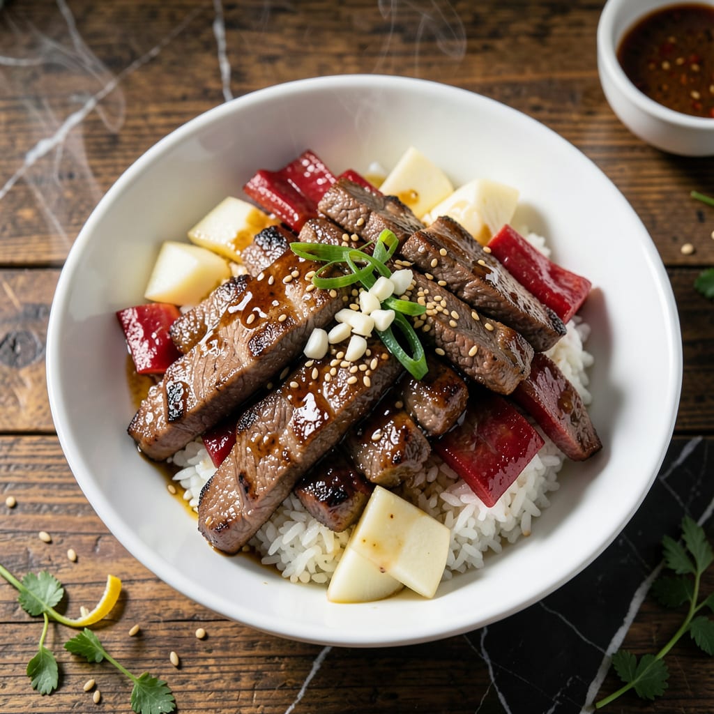 Comprehensive Bibibop Korean BBQ Beef Recipe: Sweet and Savory Marinated Grill visual reference