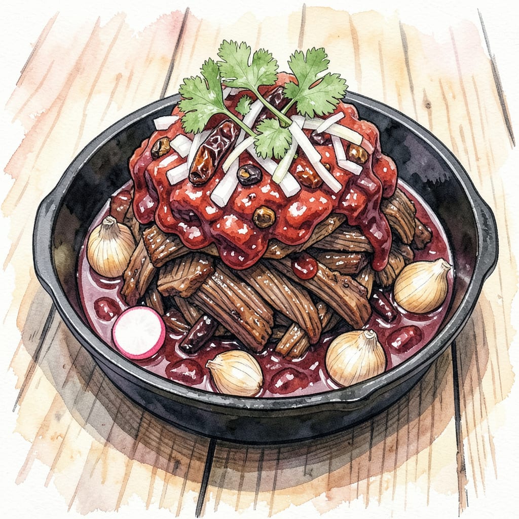birria bomb recipe example with annotations