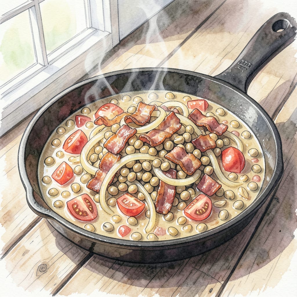 Black Eyed Peas Recipe Using Canned: Quick Southern Comfort example with annotations
