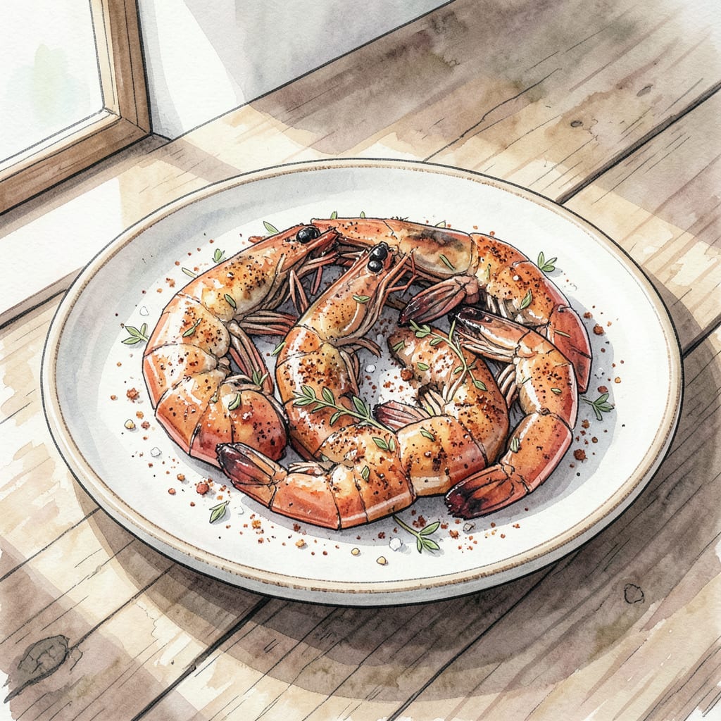 Black Tiger Shrimp Recipe: Succulent Crustacean Delight illustration with key details