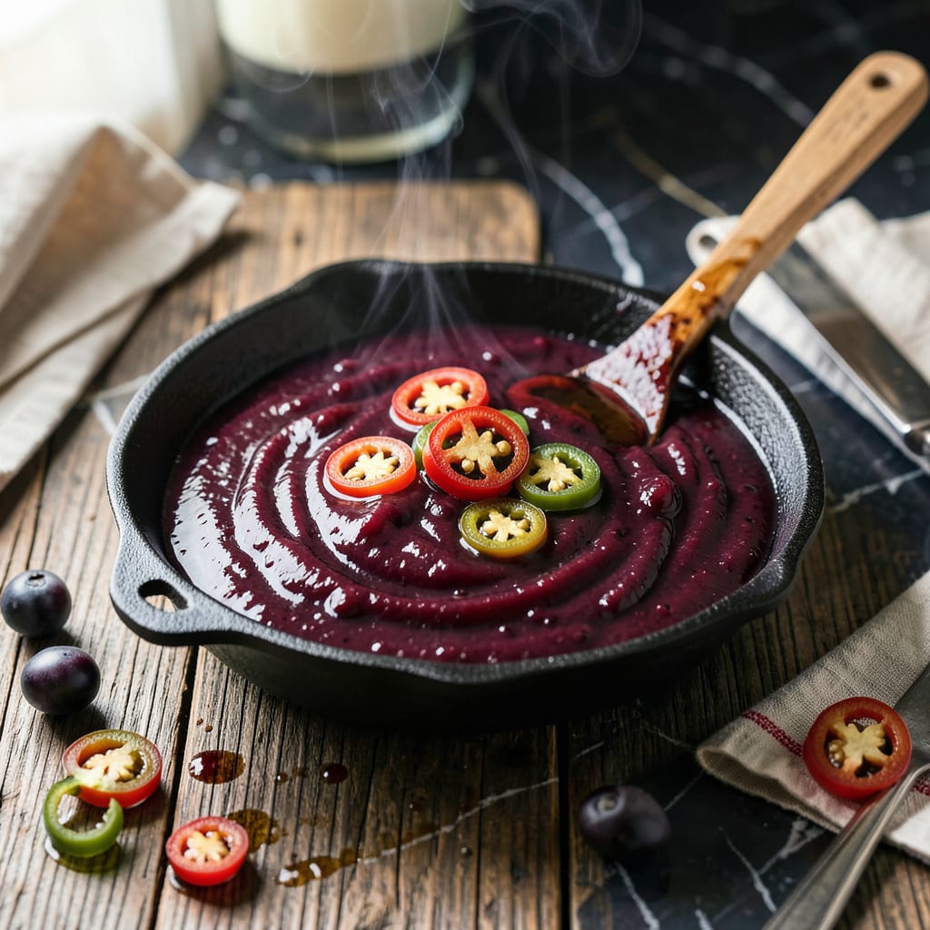 Comprehensive blackberry jalapeno bbq sauce recipe visual reference