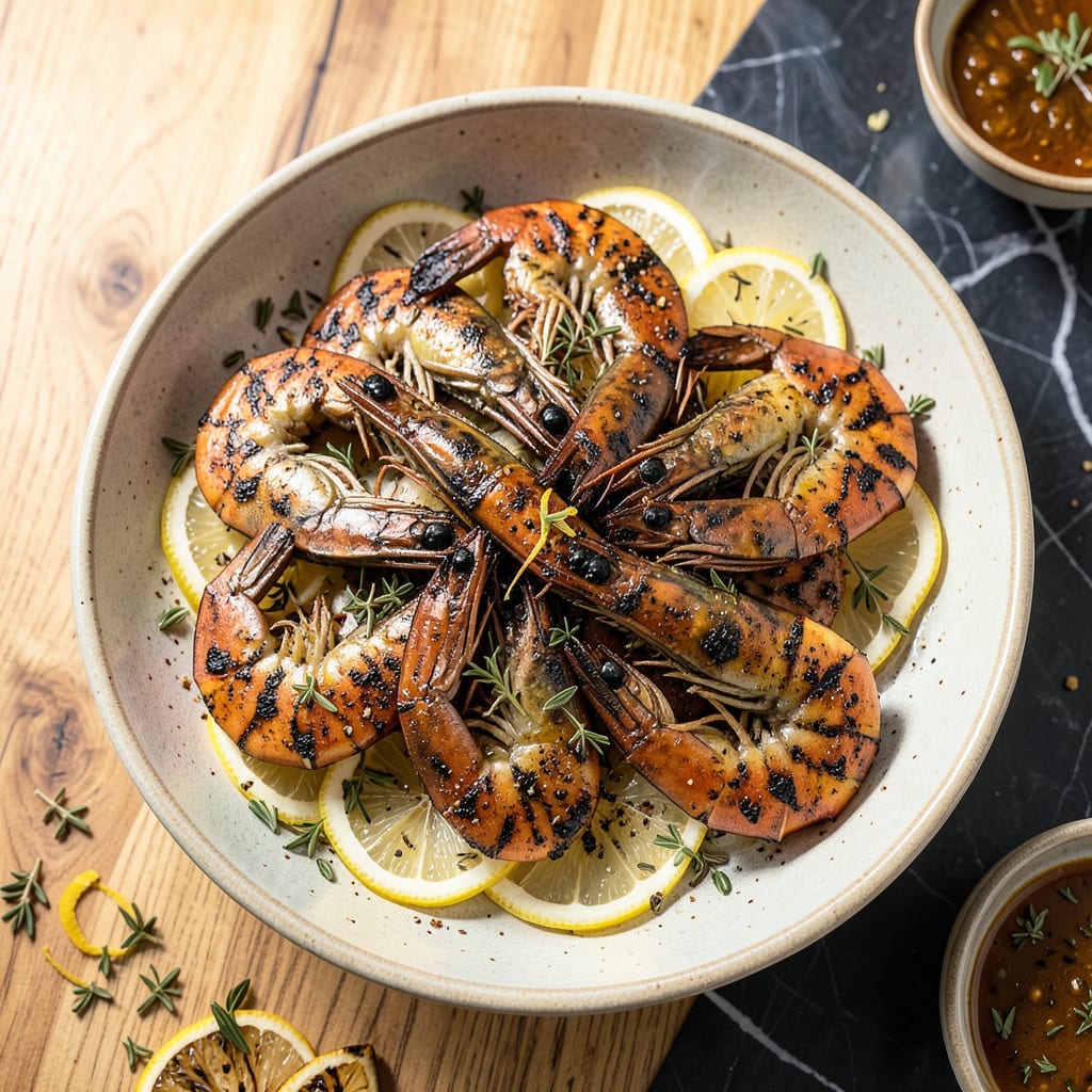Blackened Grilled Shrimp Recipe: Smoky Spice With Perfect Char illustration with key details