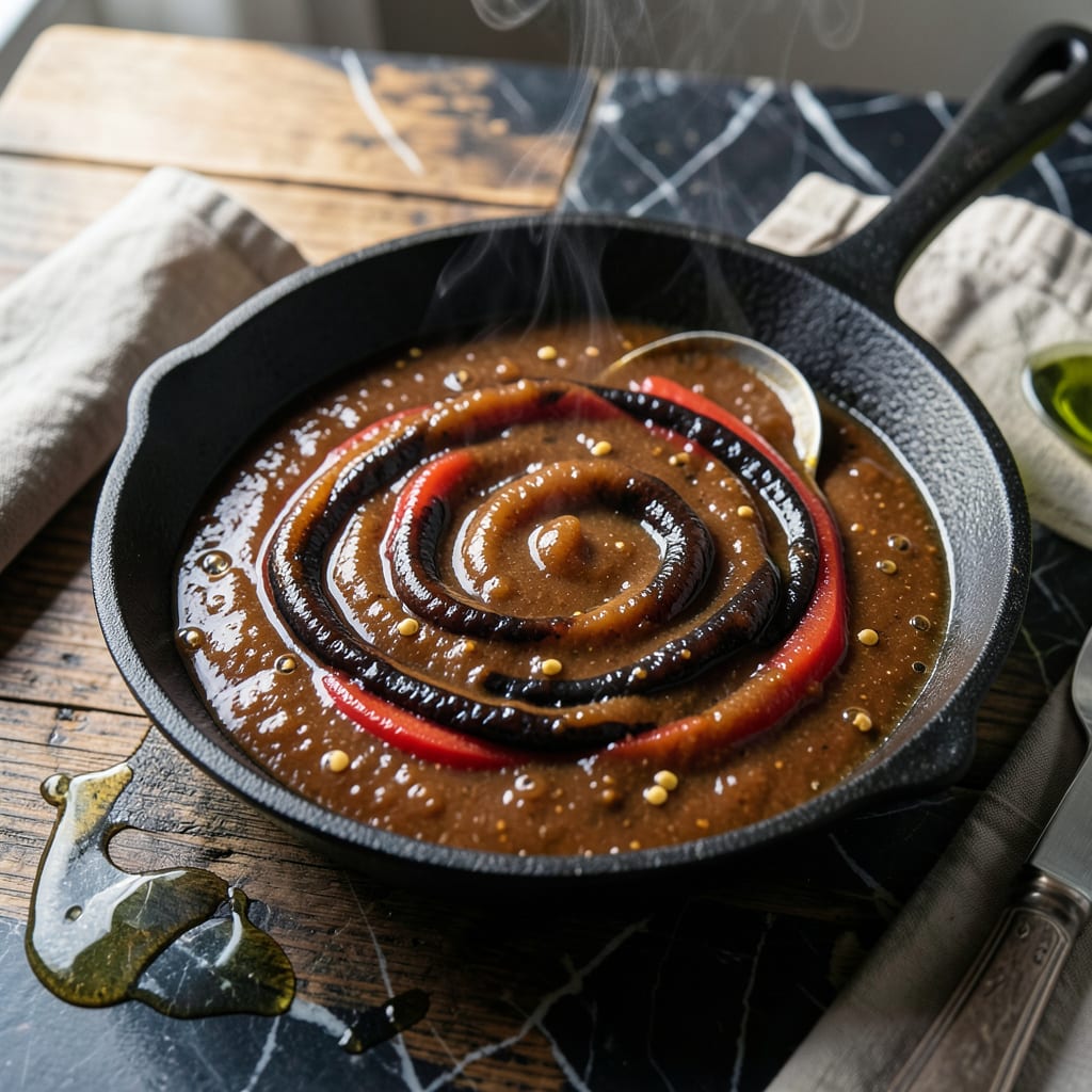 Visual representation of blaine hill bbq sauce recipe