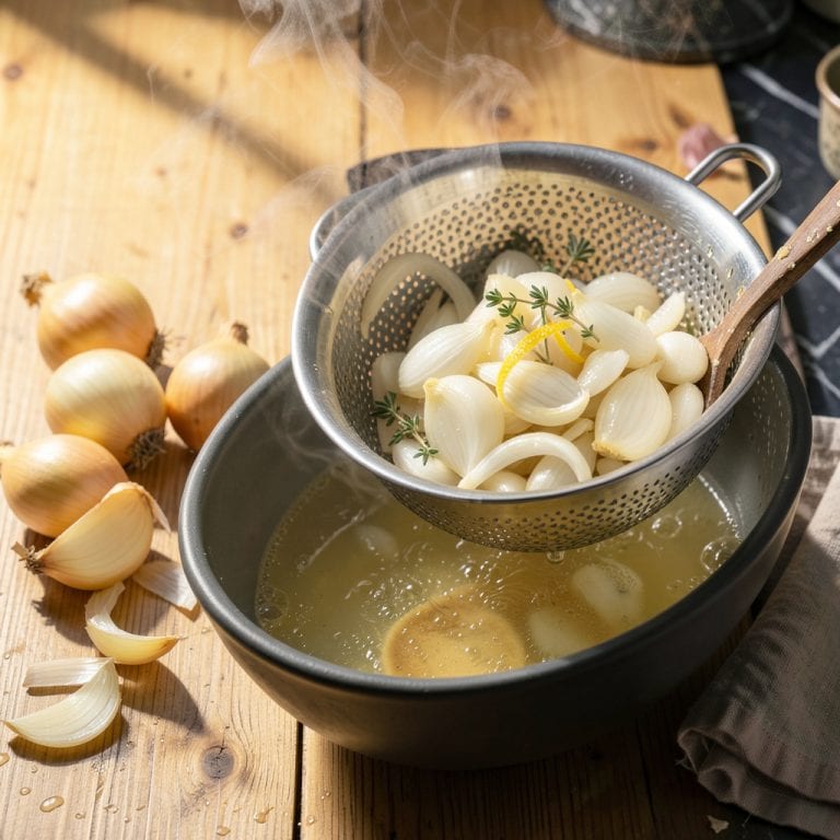 Visual representation of Blanch Onions: The Secret to Mellow Sweetness in Minutes