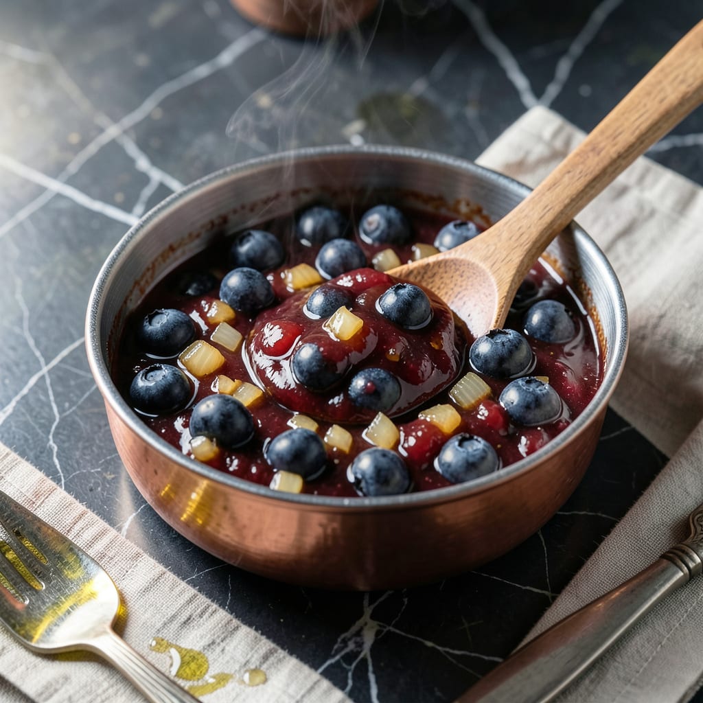 Blueberry BBQ Sauce Recipe: Tangy Berry Glaze for Grilled Meats detailed visual guide