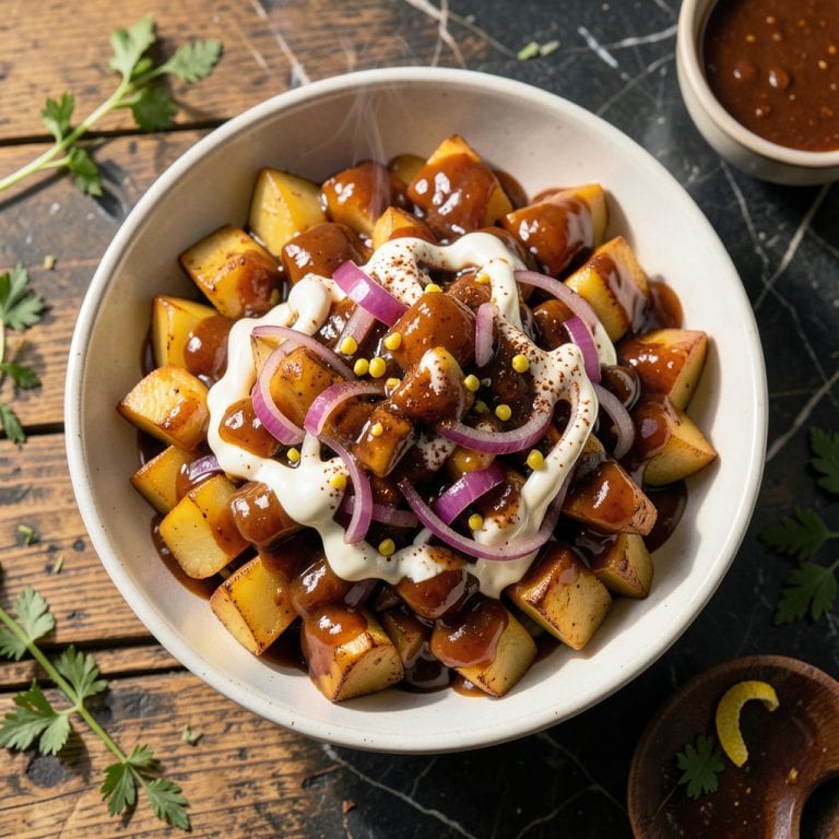 Visual representation of bodacious bbq potato salad recipe