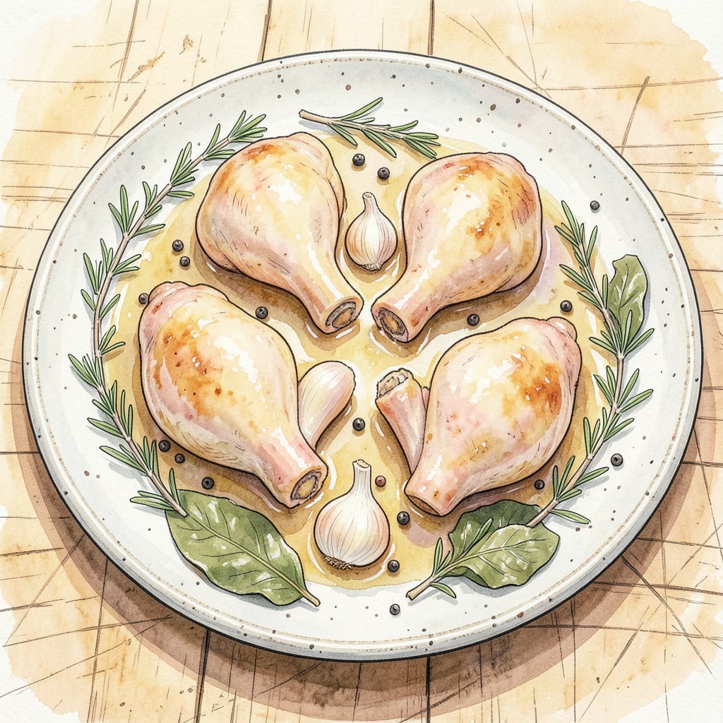 Boil Chicken Legs Recipe: Fall Off the Bone Tenderness in 30 Minutes example with annotations