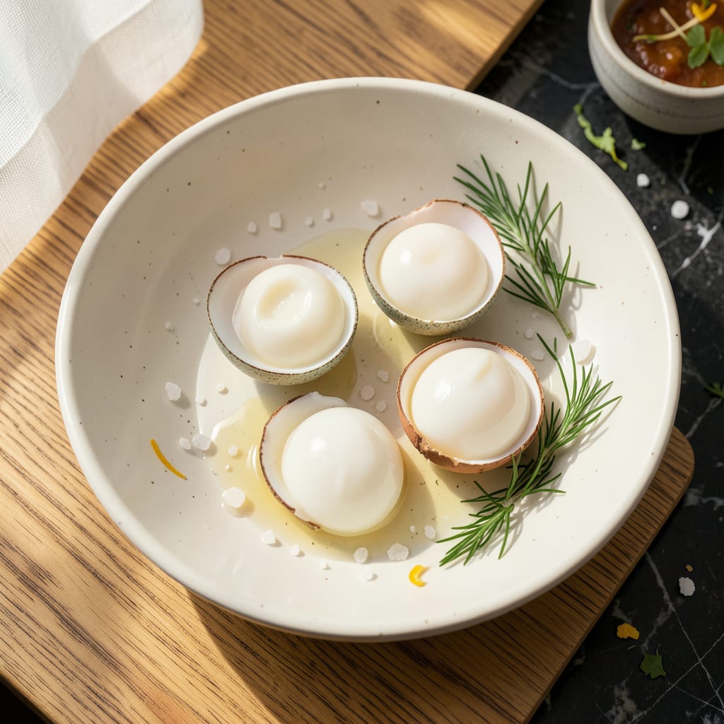 boil egg whites illustration with key details
