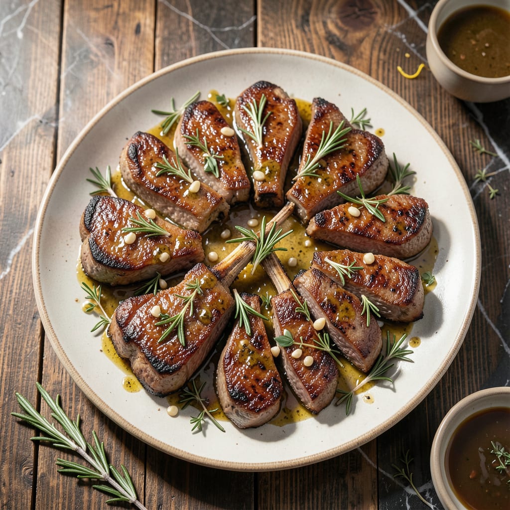 Complete Bone In Lamb Loin Chops Recipe: Herb Crusted Elegance with Every Bite overview image
