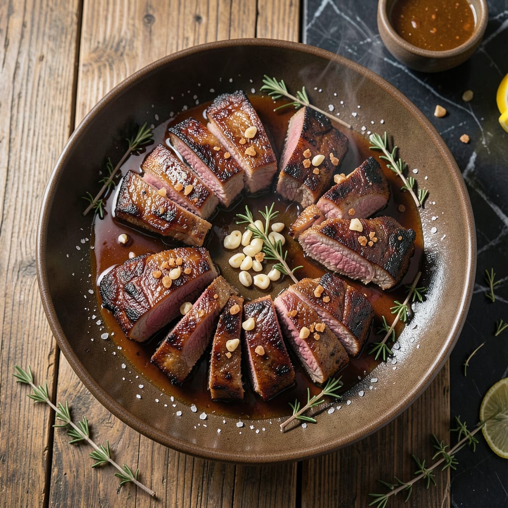 Boneless Beef Short Ribs Grill Recipe: Marinated to Melting Tenderness illustration with key details