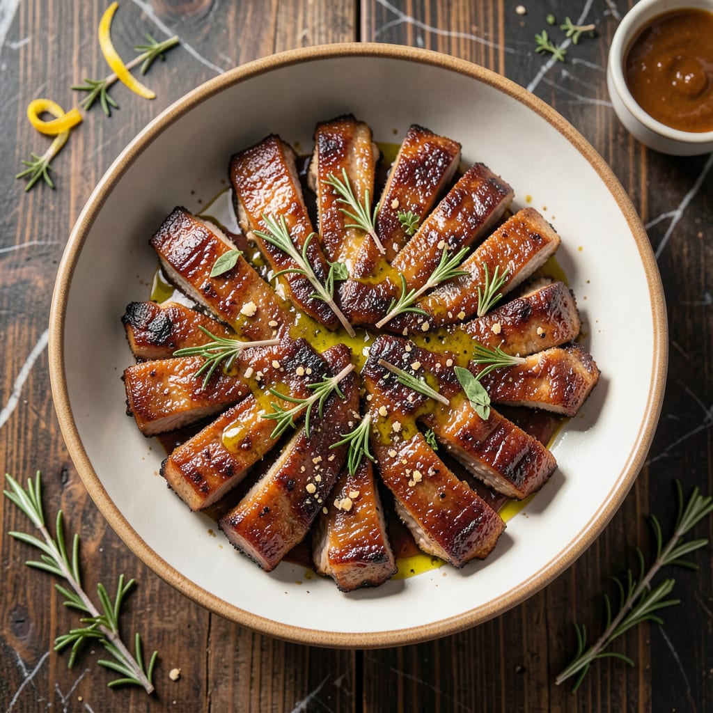 boneless pork ribs recipe oven example with annotations