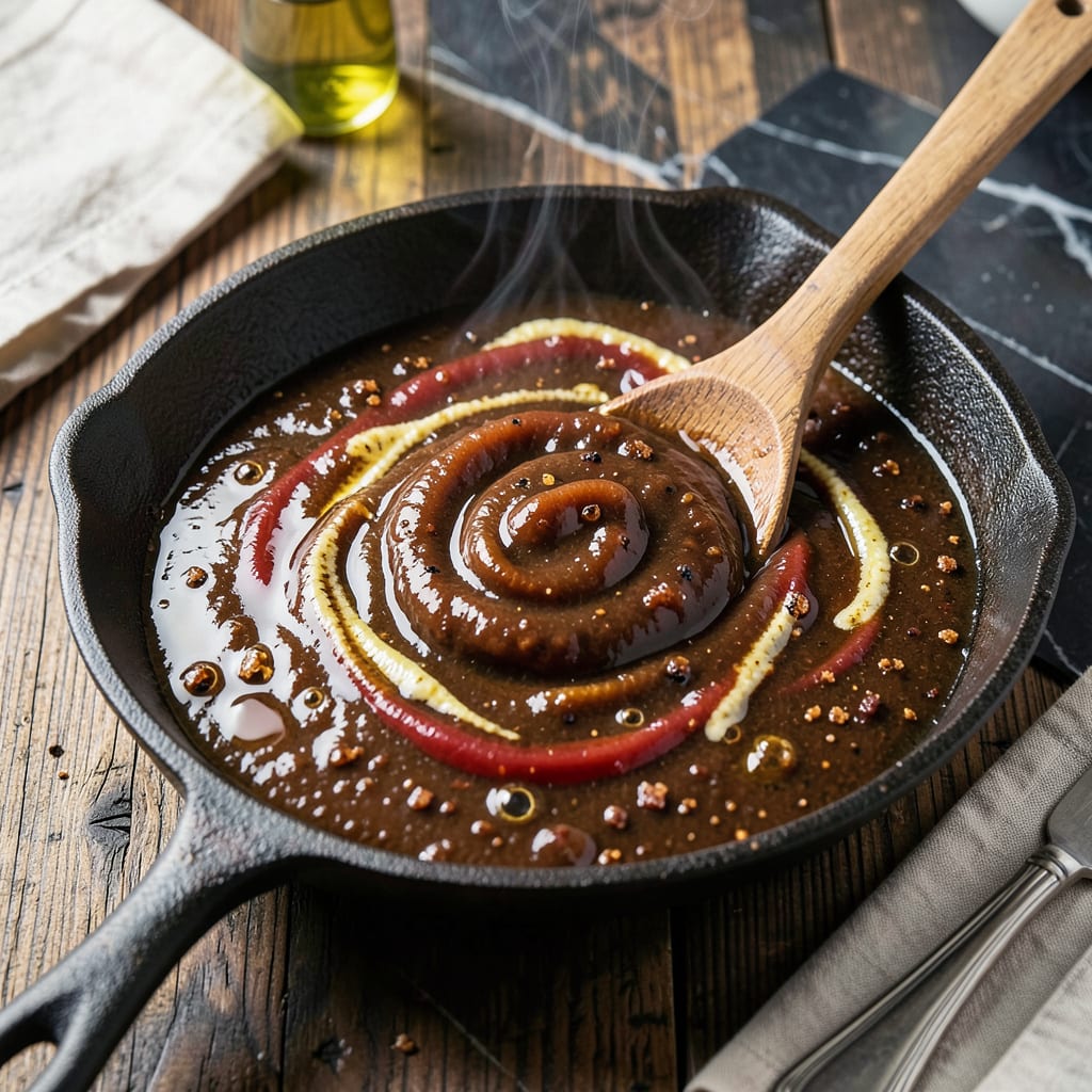 Boneyard BBQ Sauce Recipe: Tangy Molasses Blend with a Kick example with annotations