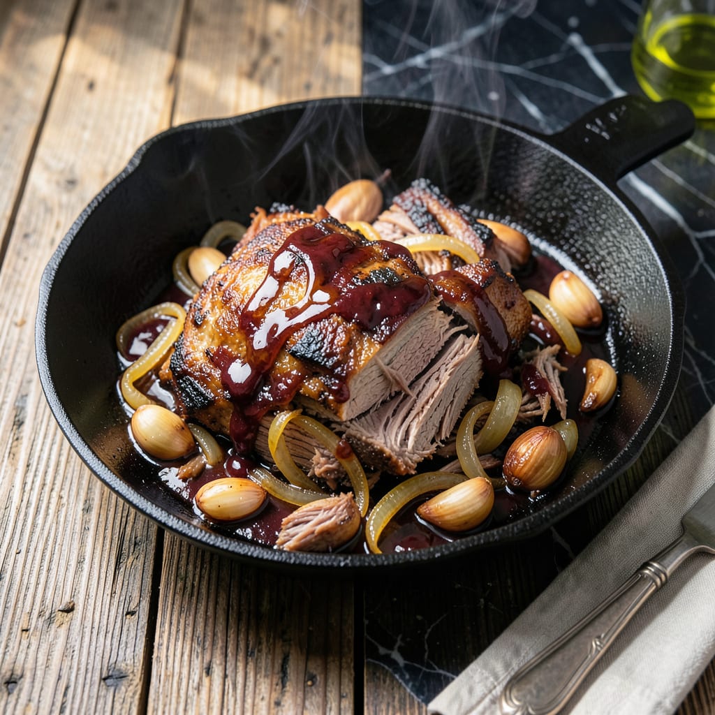 Comprehensive boston butt bbq slow cooker recipe visual reference