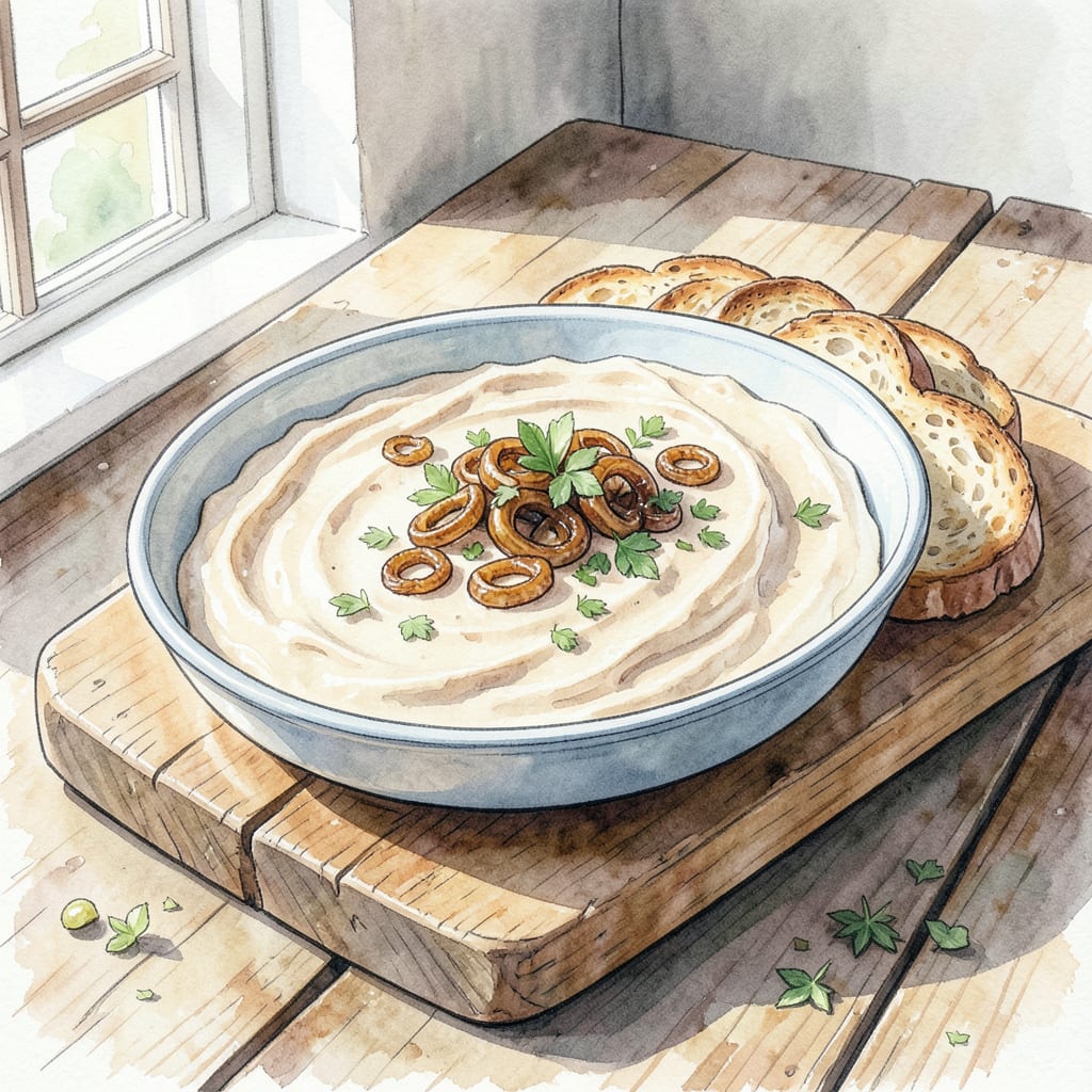 Braunschweiger Recipe: Creamy Liver Spread for Charcuterie Boards illustration with key details