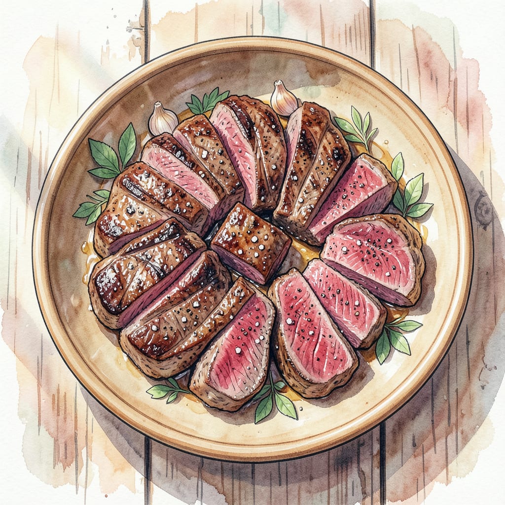 Brazilian BBQ Churrasco Recipe: Sizzling Skillet Perfection example with annotations