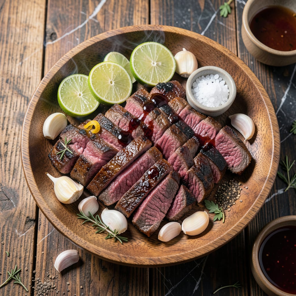 Visual representation of Brazilian BBQ Steak Recipe: Churrasco Style Charred and Succulent