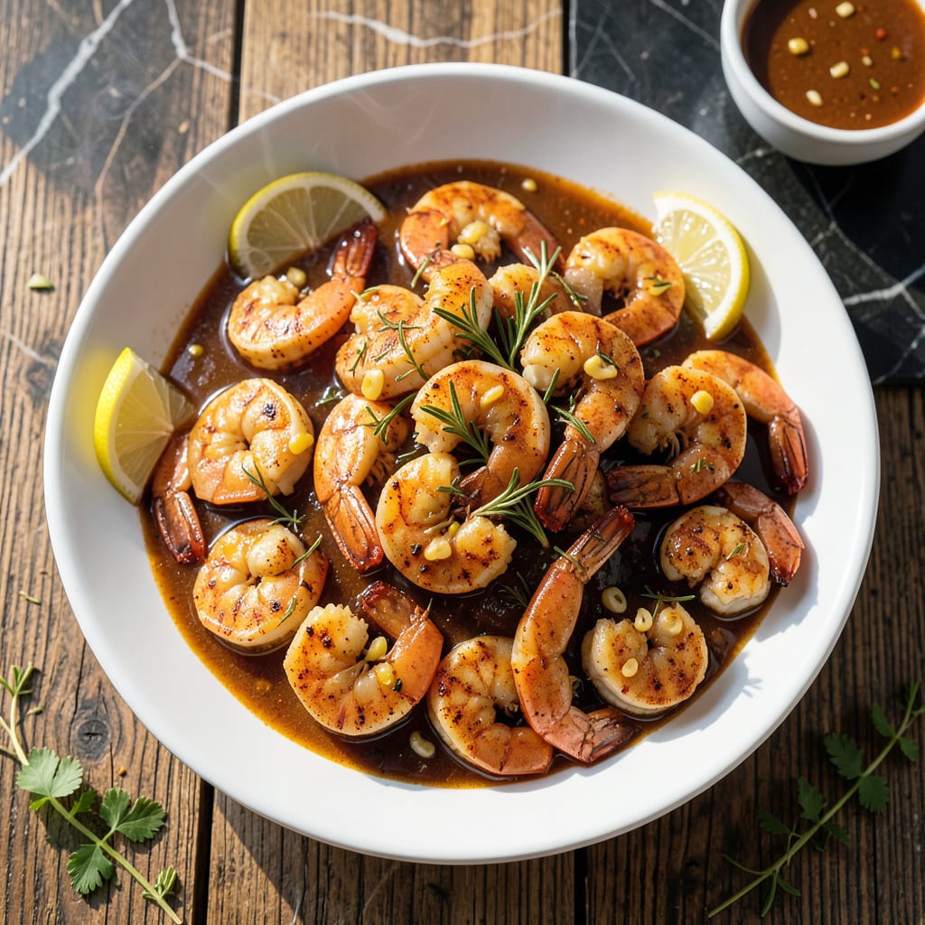 Brennan's BBQ Shrimp Recipe: New Orleans Style Garlic Butter Bliss detailed visual guide