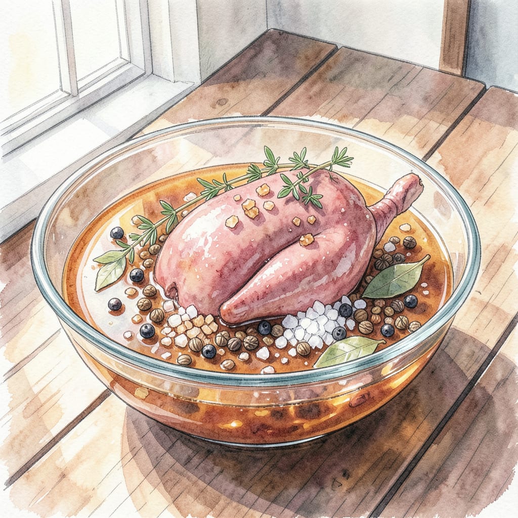 Visual representation of Brine Recipe for Duck: Tender, Flavorful Results Every Time