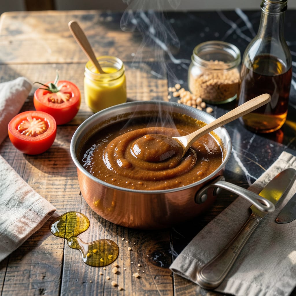 Visual representation of Brooks BBQ Sauce Recipe: Tangy Vinegar Based Carolina Classic