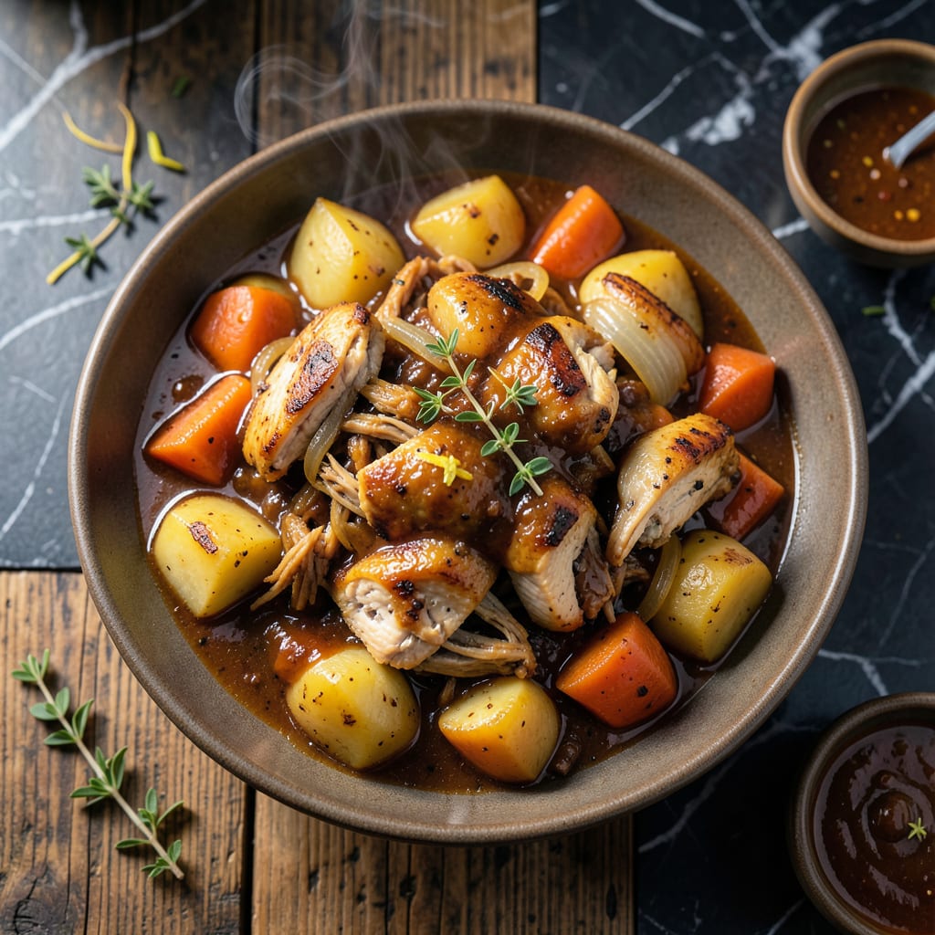 Brunswick Stew Recipe With BBQ Sauce: Smoky Sweet Southern Simmer illustration with key details