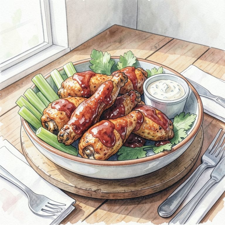 Buffalo BBQ Wings Recipe: Spicy & Savory Delight in 30 Minutes detailed visual guide
