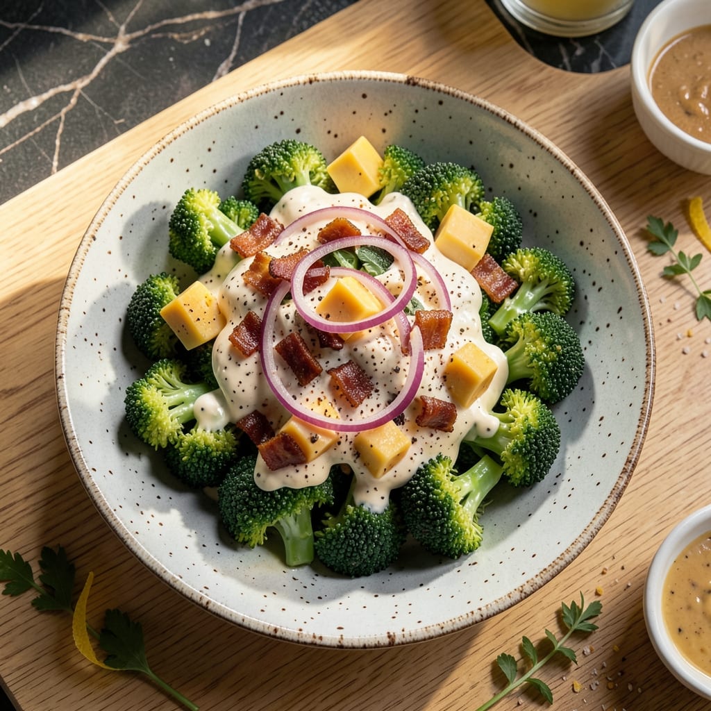 Piccadilly Broccoli Salad Recipe: Crunchy Tangy Party Favorite