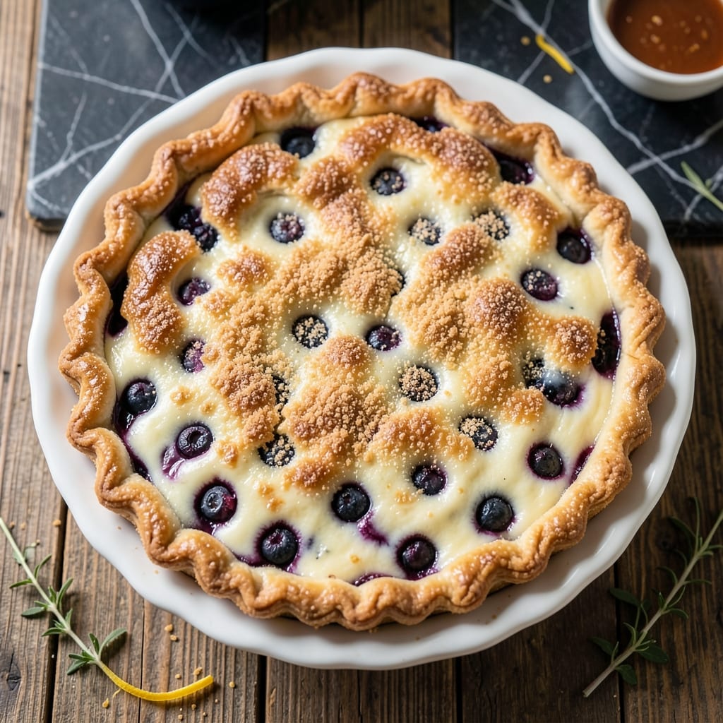Marie Callender's Double Cream Blueberry Pie Recipe: Bursting Berry Layers in Flaky Crust
