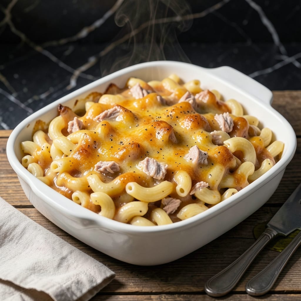 Macaroni and Cheese With Tuna Recipe Baked: Ocean Meets Creamy Comfort Macaroni and Cheese With Tuna Recipe Baked: Ocean Meets Creamy Comfort